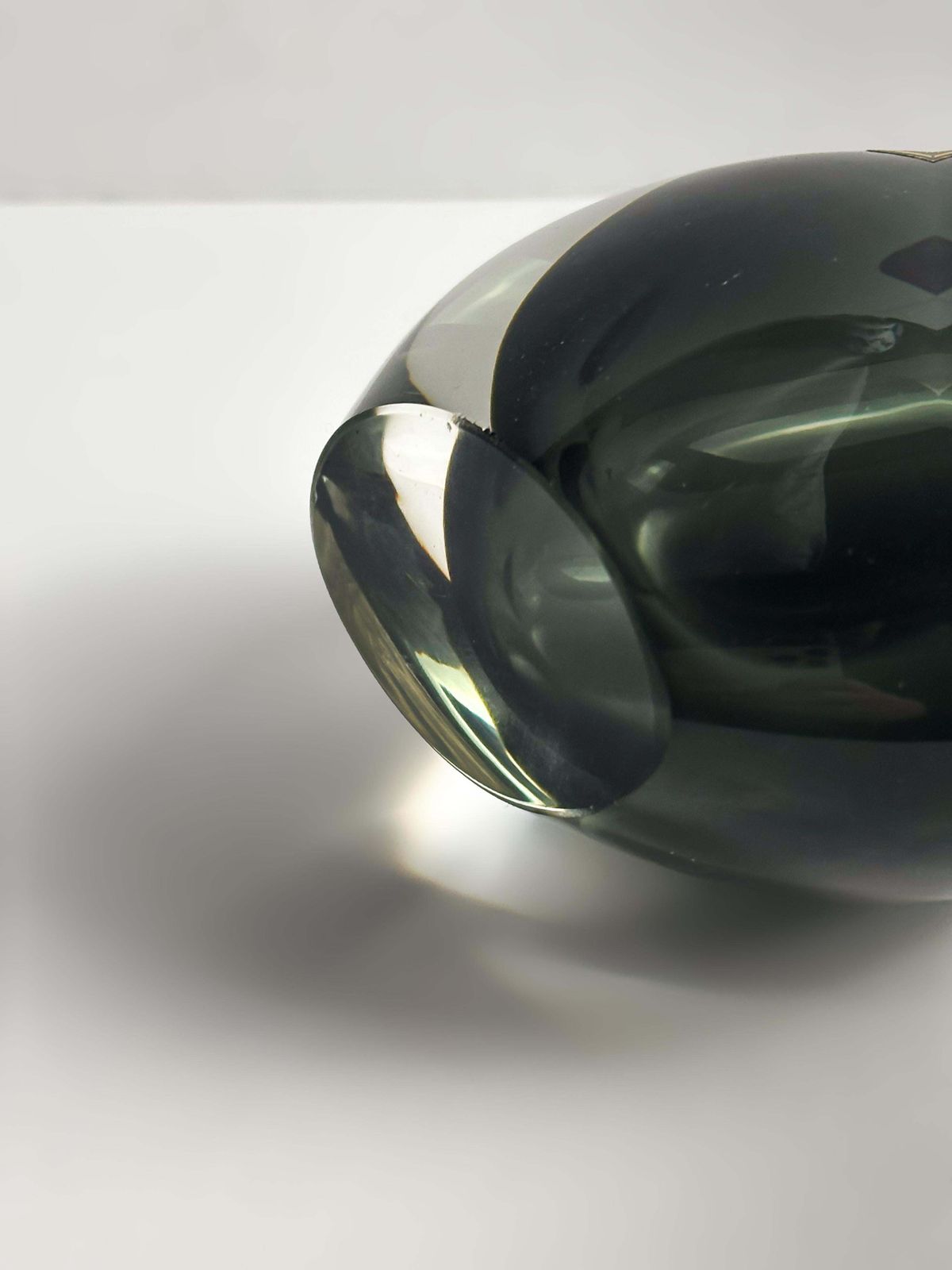 photo furniture Murano Glass Sommerso Teardrop Solifleur Vase, Vincenzo Nason, Italy, 1970s