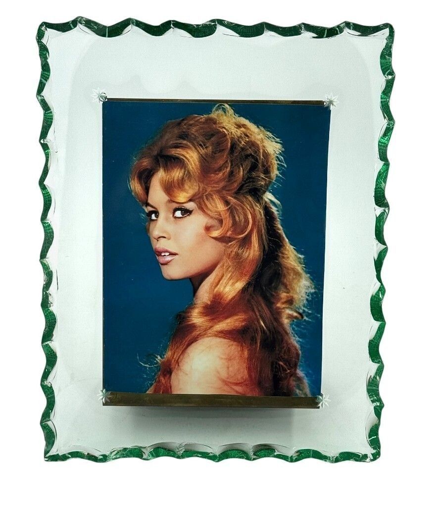 A 1930s Glass And Brass Picture Frame Attributed To Pietro Chiesa For Fontana Arte