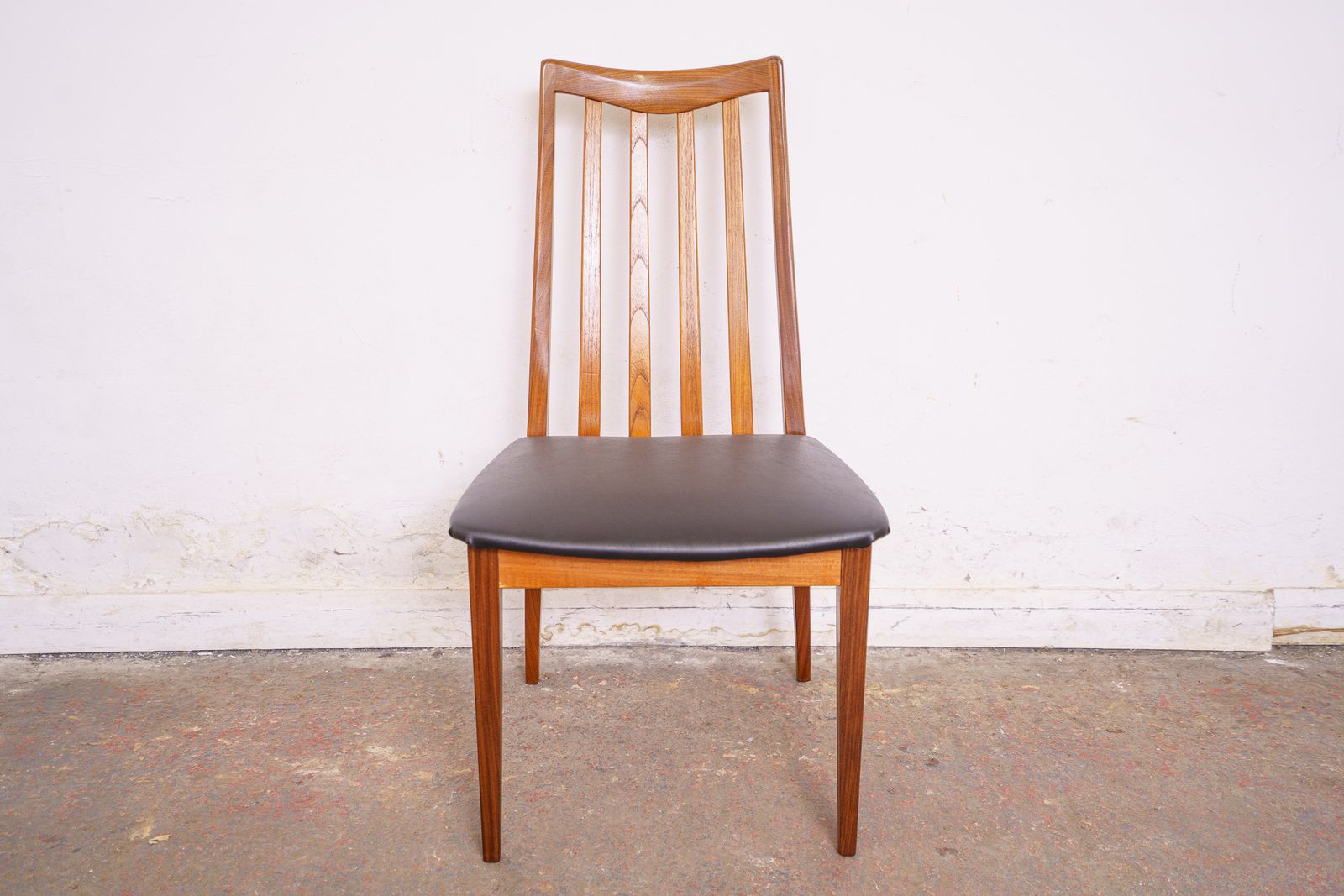 4 G Plan Mid Century Teak Dining Chairs, Newly Upholstered photo furniture
