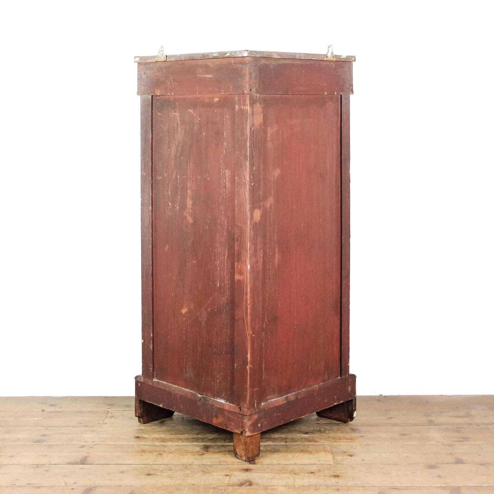 photo for sale Antique Victorian Inlaid Bow Front Corner Cupboard | Corner Cabinet | Storage Cupboard | Antique Storage | Wall Cupboard (M 6474)