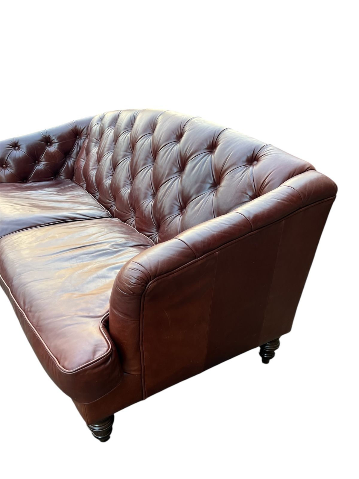 Stunnig Used Tetrad Dalamore 3 Seater Chesterfield(harris Tweed) Sofa photo Furniture