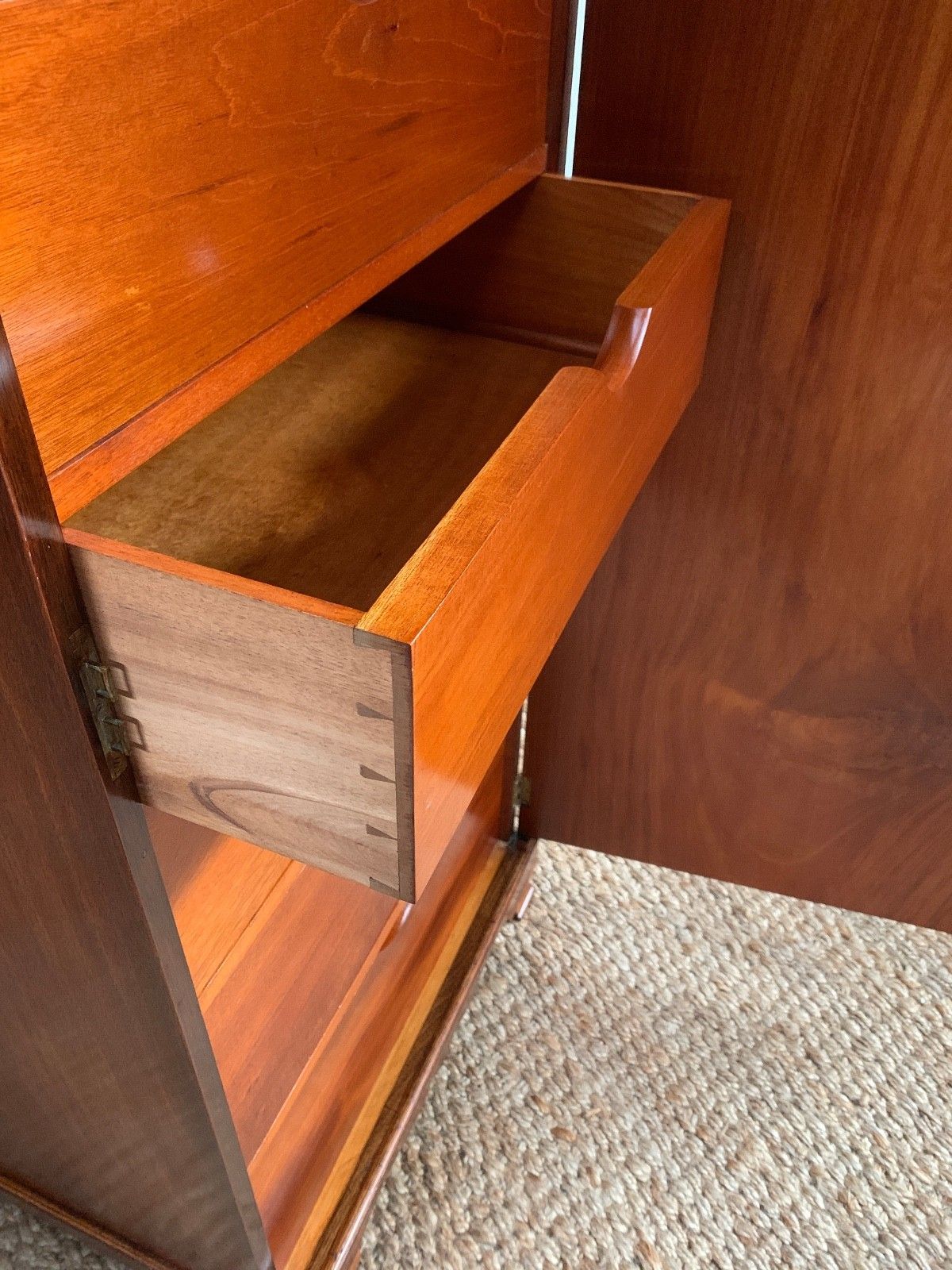 photo buy Art Deco Tallboy / Gentleman’s Wardrobe – C. 1930s–1950s