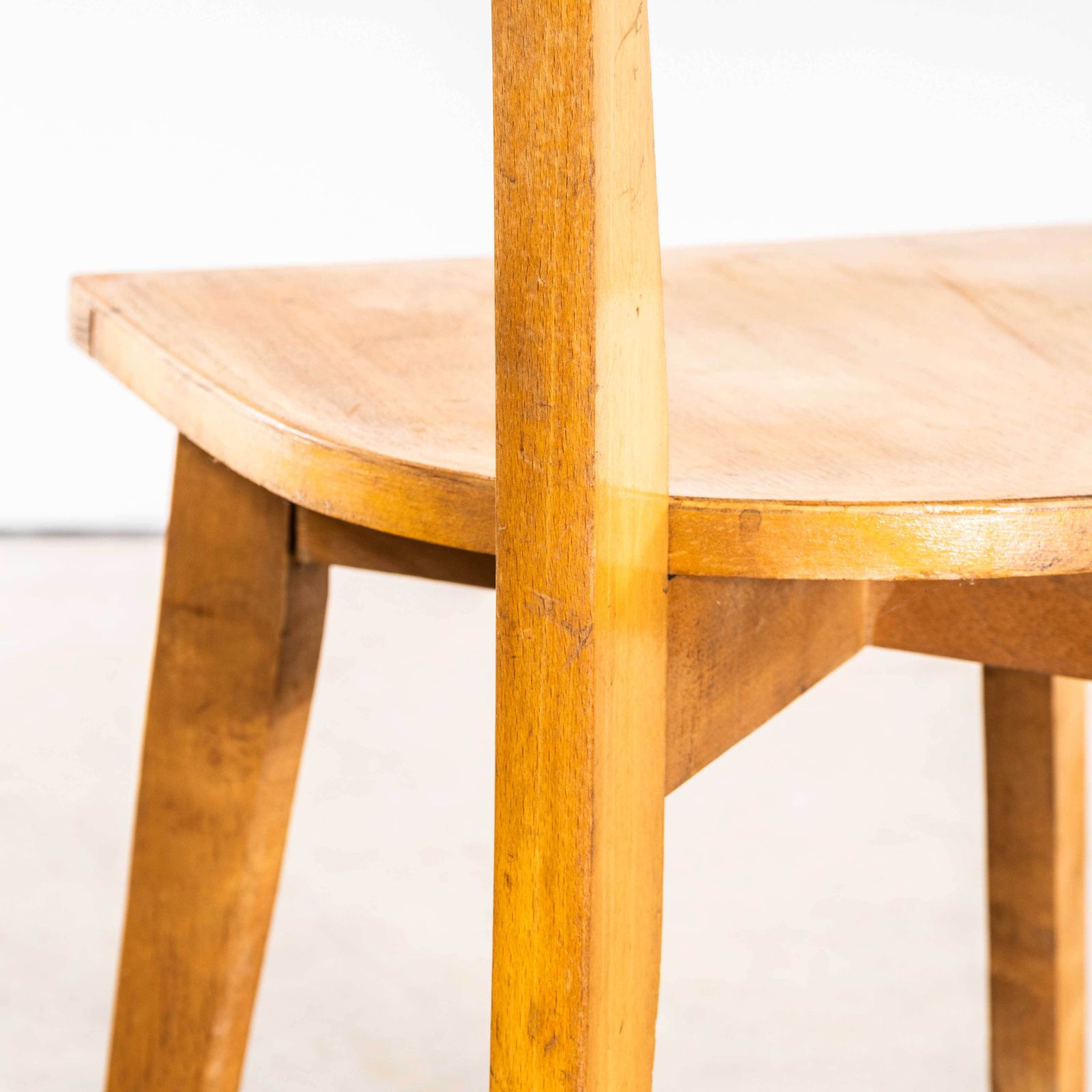 Furniture 1950’s French Luterma Chapel Bentwood Dining Chairs   Set Of Four photo