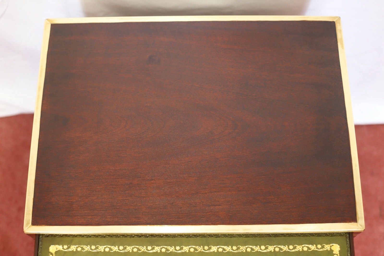 Furniture Lovely Mahogany And Brass Military Campaign Style Small Chest Of Drawers photo