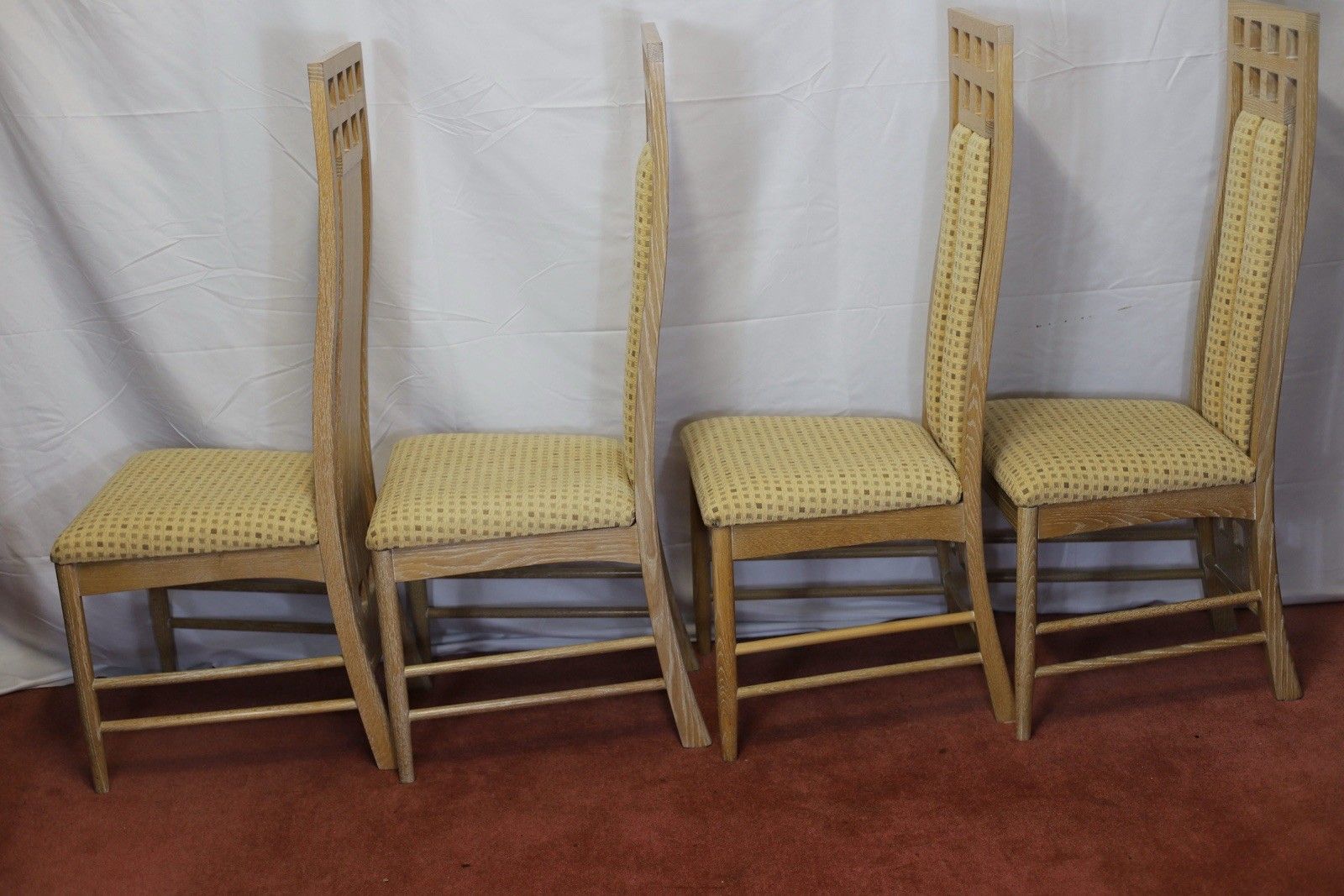 photo vinterior Bevan Funnel Reprodux Arts&Crafts Limed Oak Extended Dining Table And Six Chairs