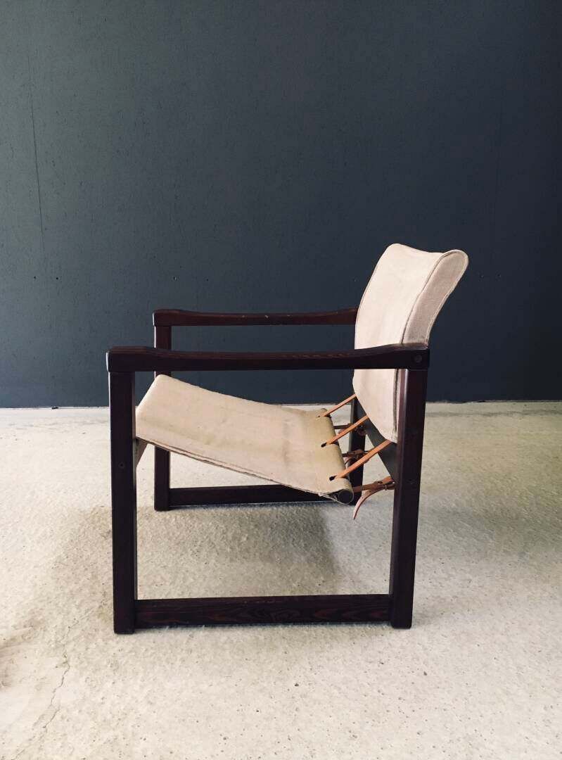 photo vinterior "Diana" Safari Lounge Chair Set, Ontwerp Karin Mobring Voor Ikea, Jaren 1970
