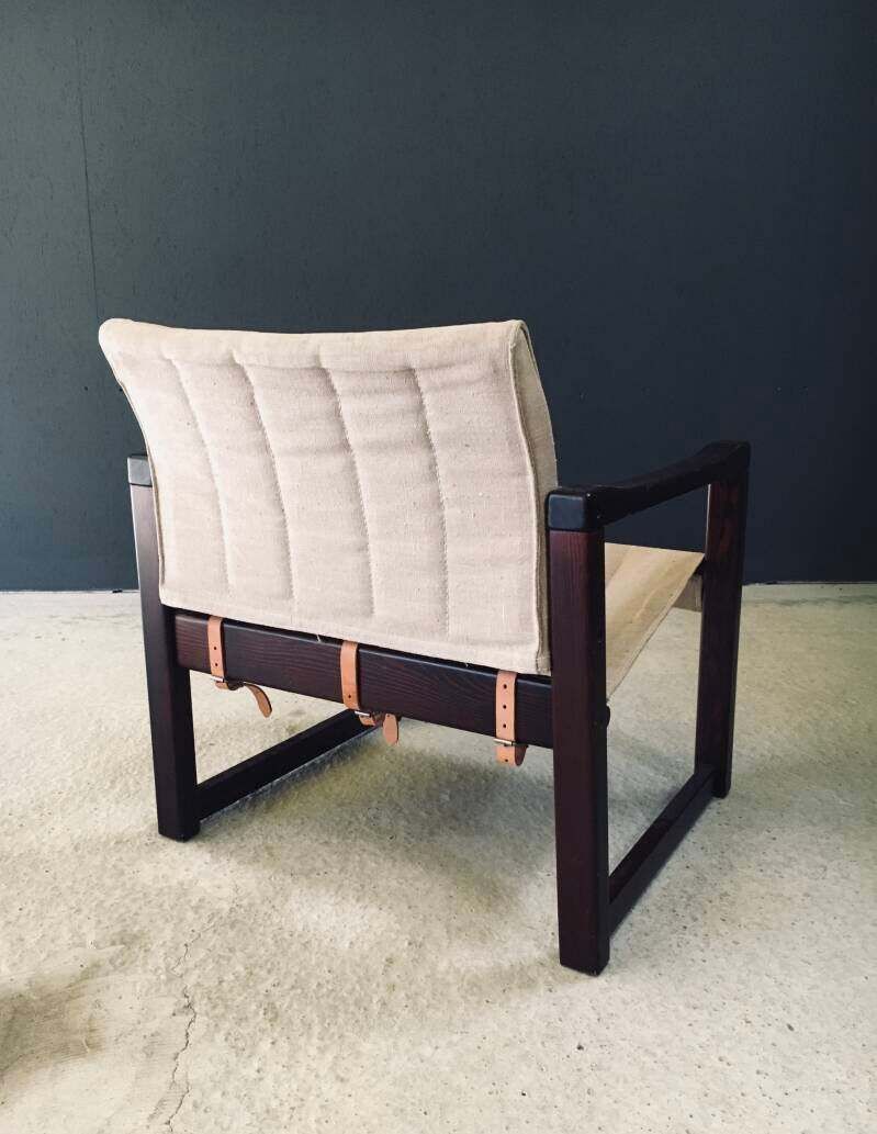 photo vintage "Diana" Safari Lounge Chair Set, Ontwerp Karin Mobring Voor Ikea, Jaren 1970