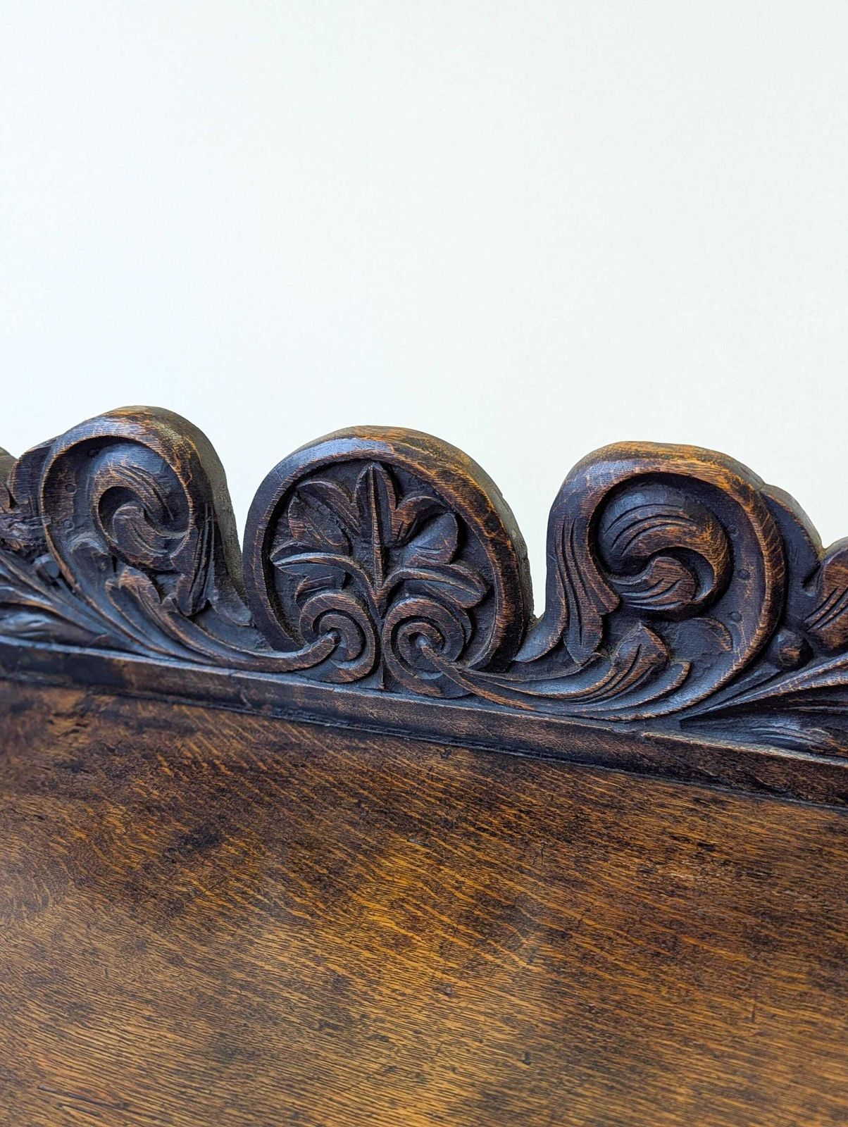 Antique Late Victorian Jacobean Revival Oak Side Table C.1890 photo buy