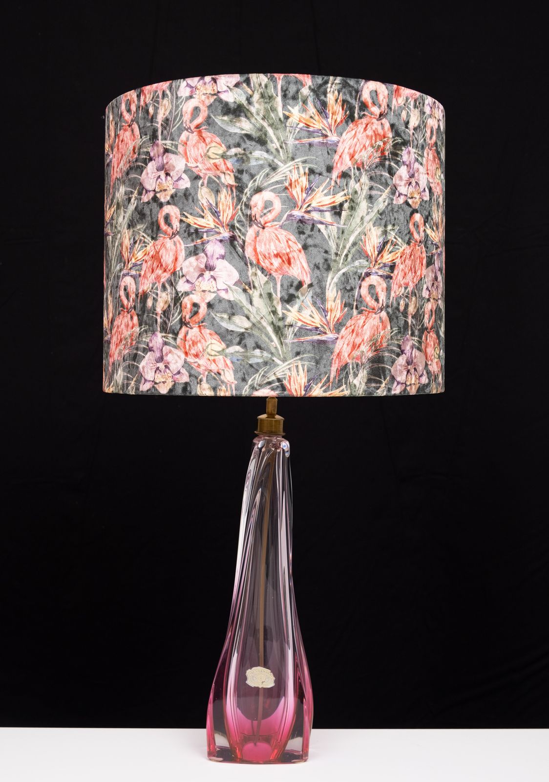 Flavio Poli Murano Glass Table Lamp For Seguso, 1960s photo for sale