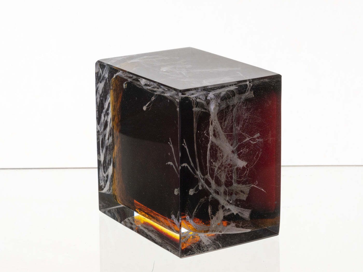 Small Vase With Fused Glass, Pavel Hlava, 1970s, Czechoslovakia photo for sale