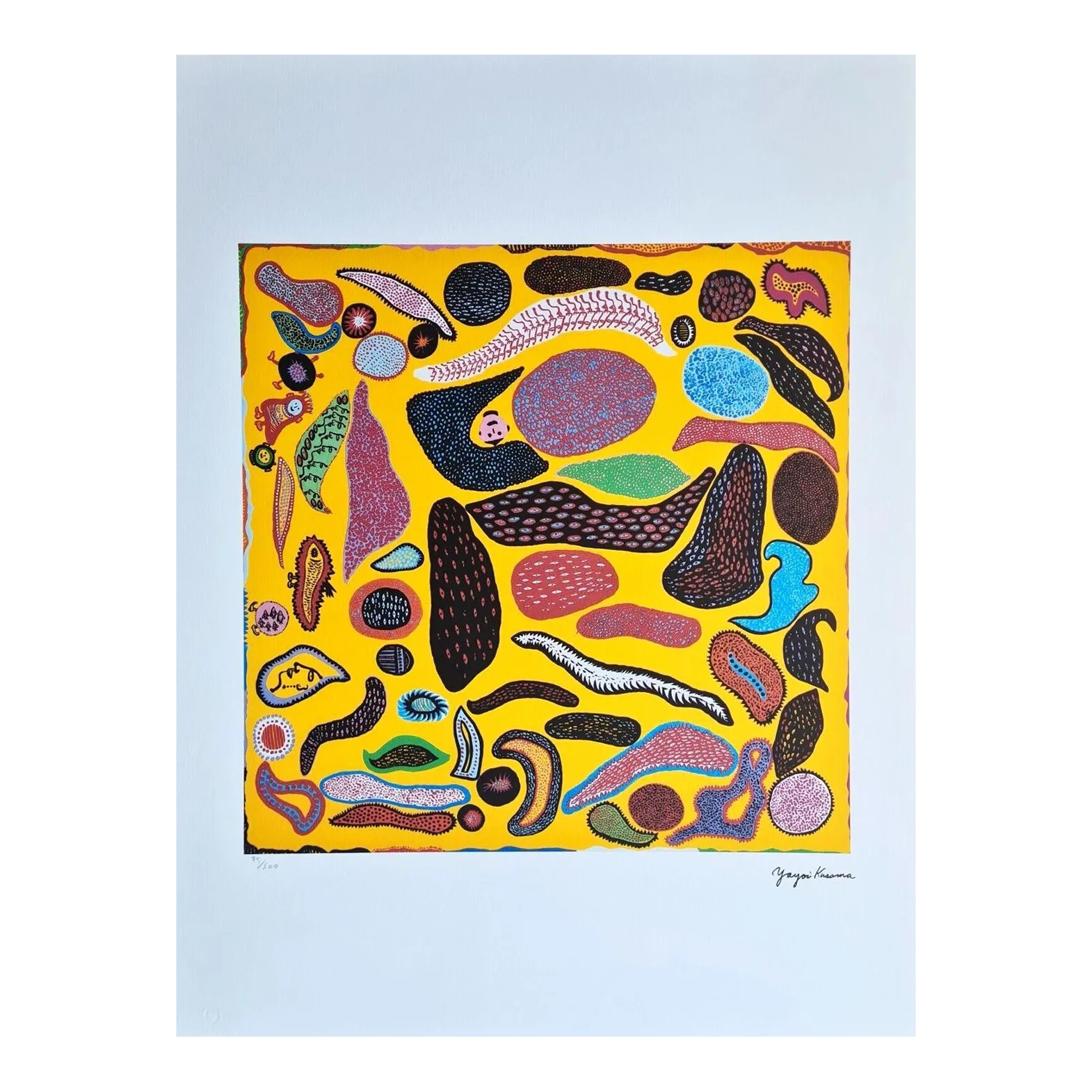 After Yayoi Kusama, Pound Of., Lithograph, 1990s