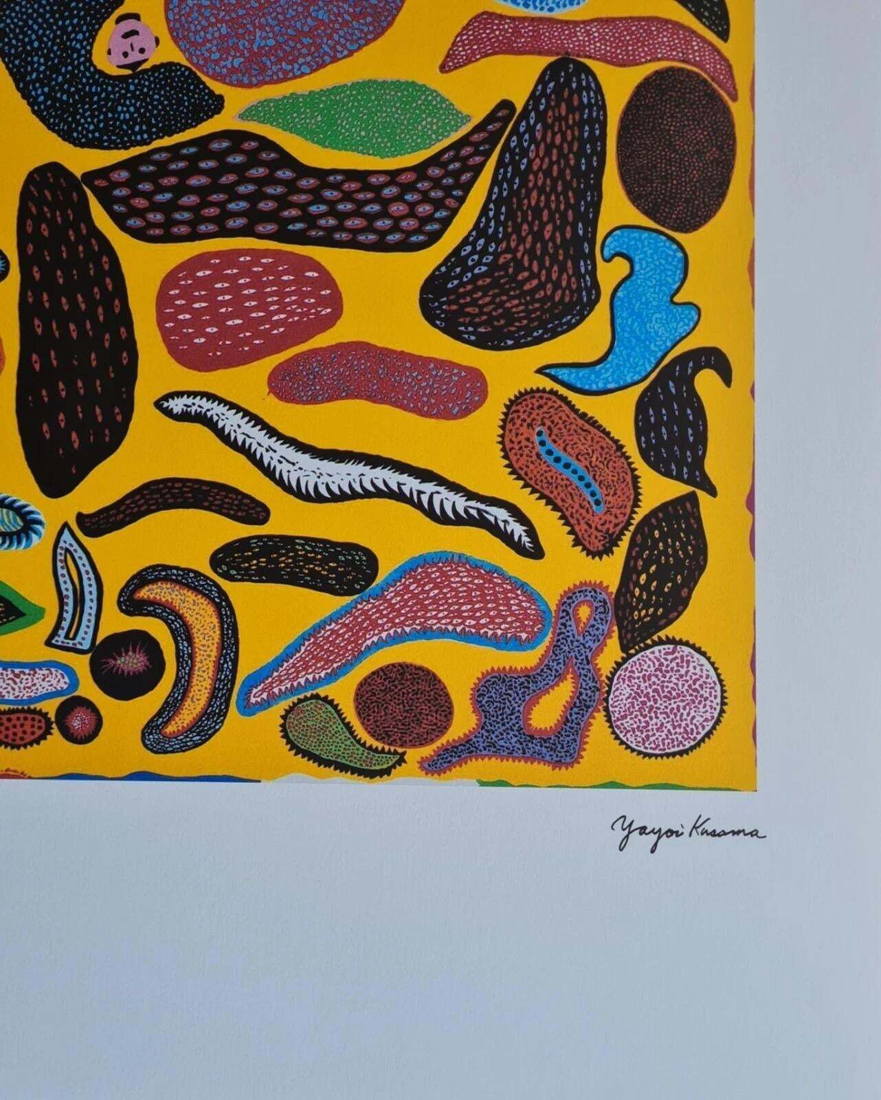 After Yayoi Kusama, Pound Of., Lithograph, 1990s photo 340.0