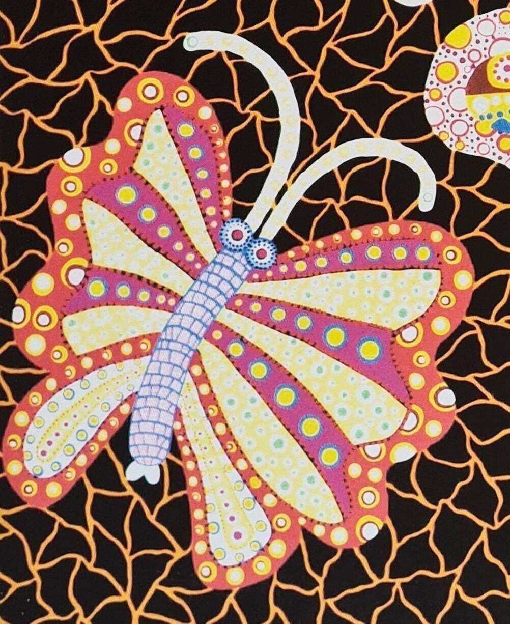 After Yayoi Kusama, Butterflies, Lithograph, 1990s photo for sale