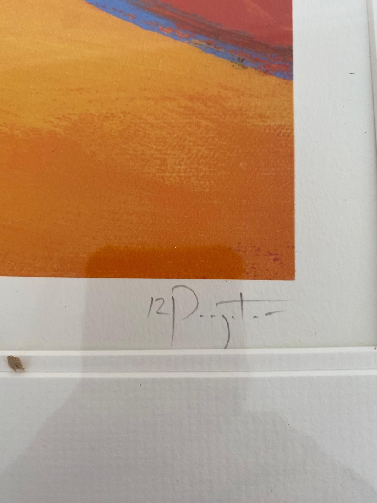 Framed Signed Limited Edition Print "Fireblaze II" By Artist Richard Parageter (97 Of 250) photo for sale