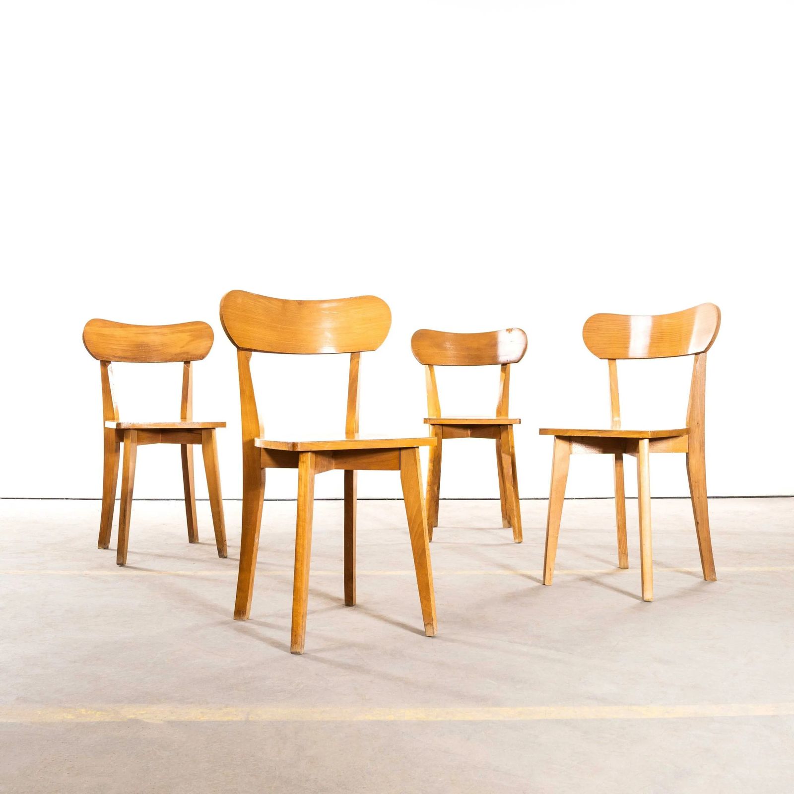 1950’s French Luterma Chapel Bentwood Dining Chairs photo 162.0