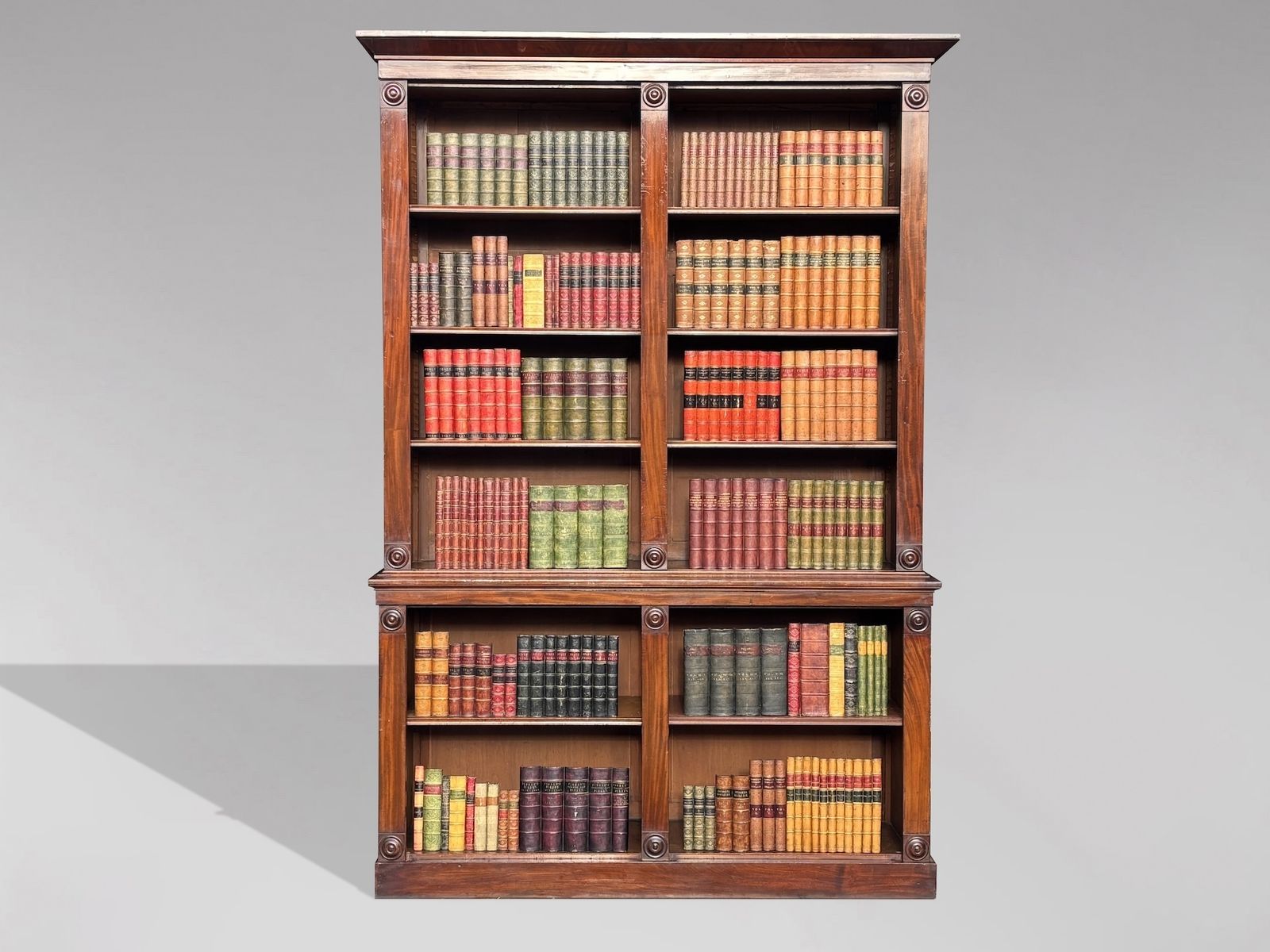 Early 19th Century William IV Period Mahogany Open Library Bookcase