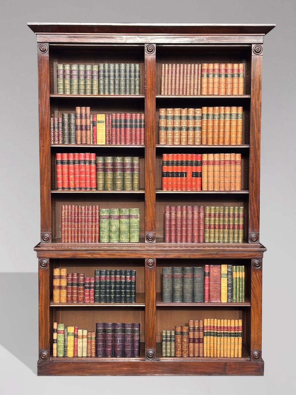 Early 19th Century William IV Period Mahogany Open Library Bookcase photo for sale