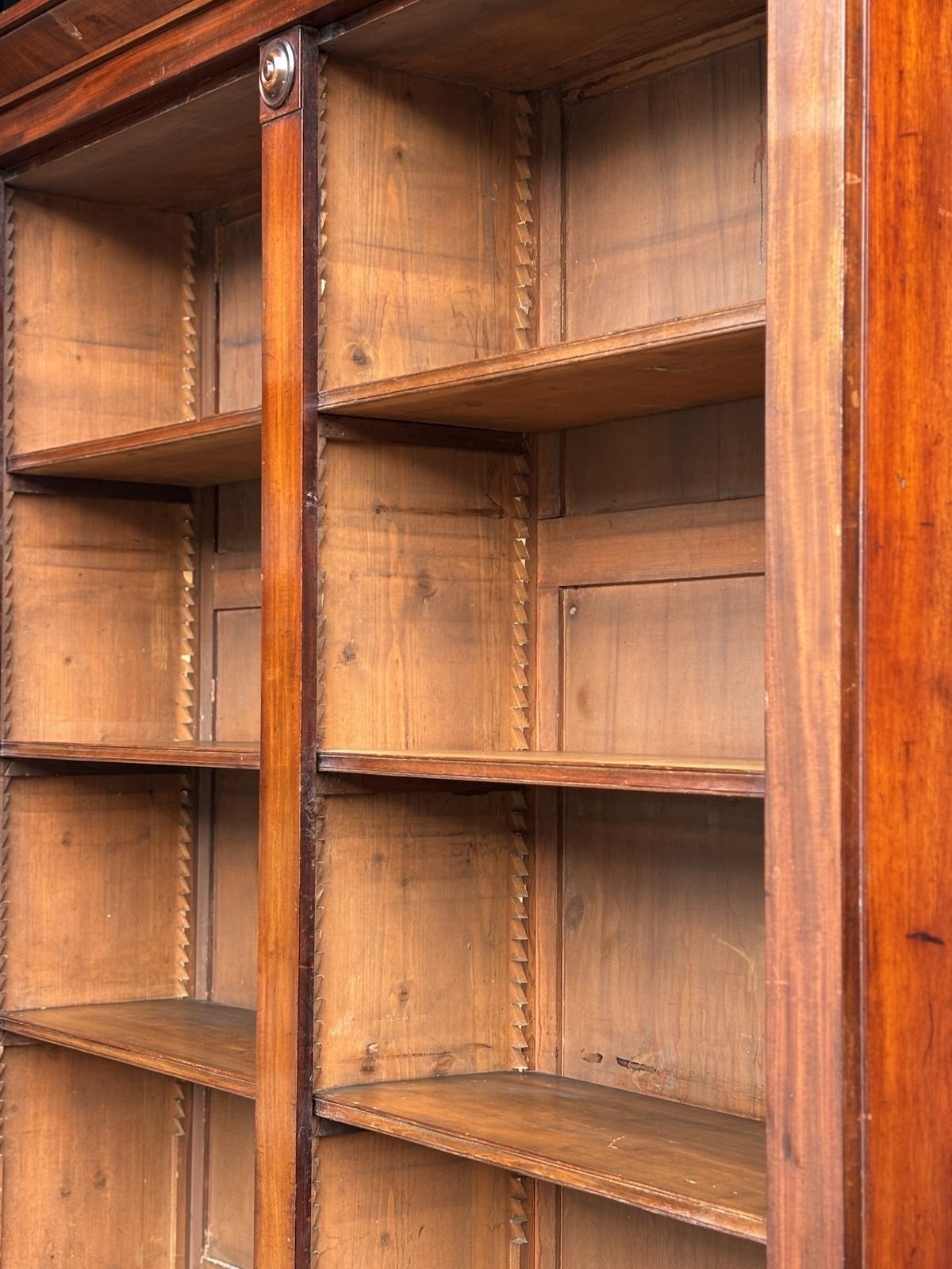 Early 19th Century William IV Period Mahogany Open Library Bookcase photo vinterior