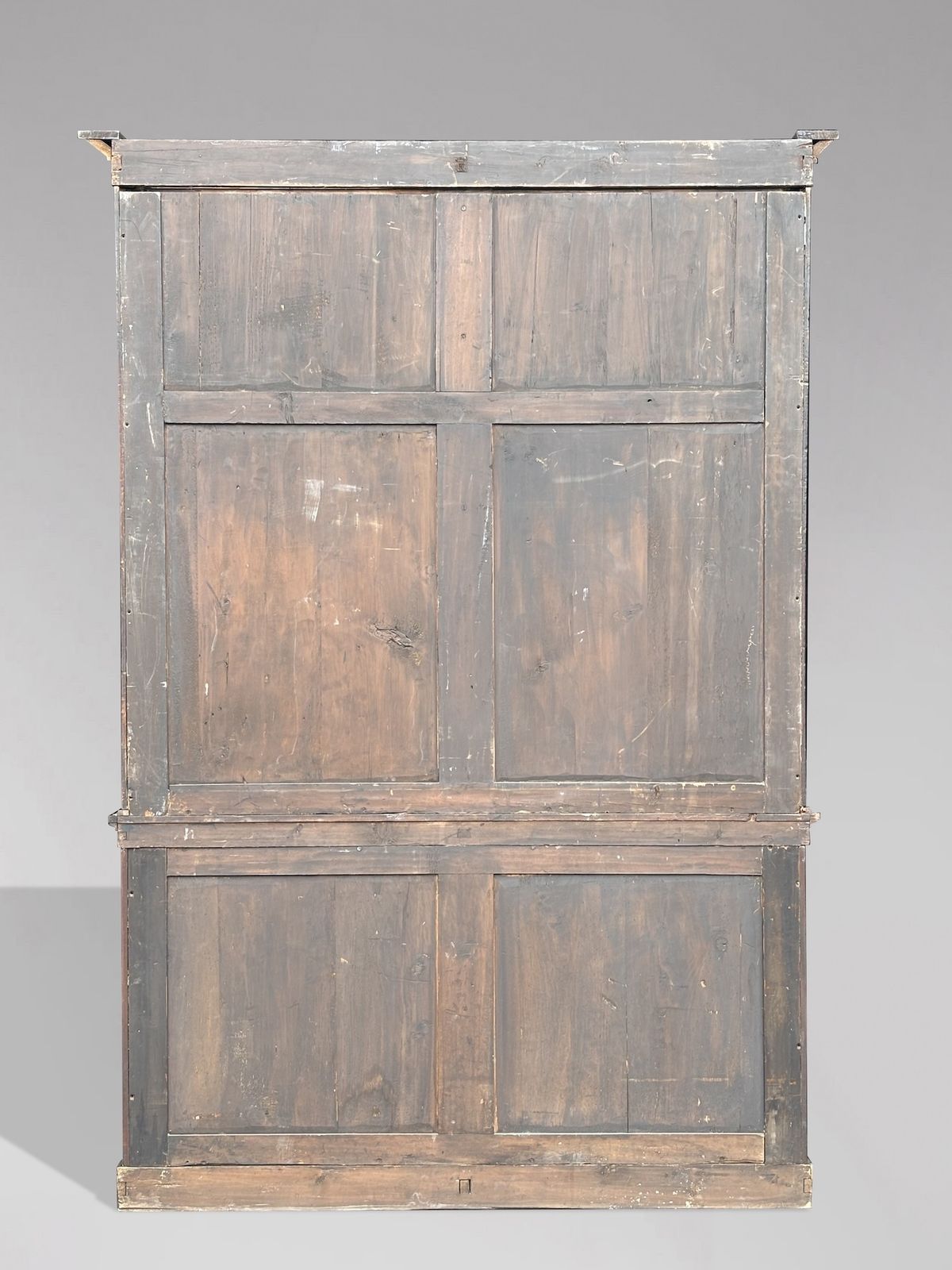 photo furniture Early 19th Century William IV Period Mahogany Open Library Bookcase