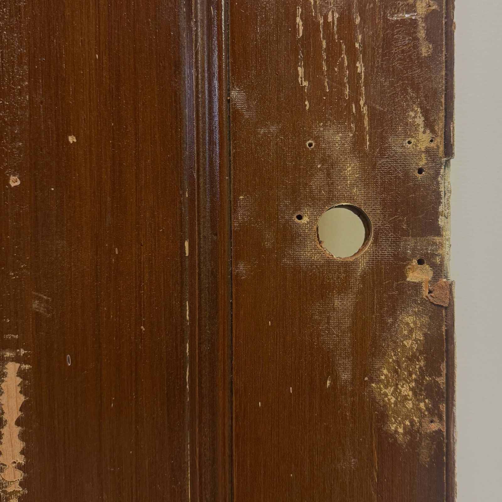 Antique Four Panel Door 212cm X 91.5cm X 4cm photo vinterior