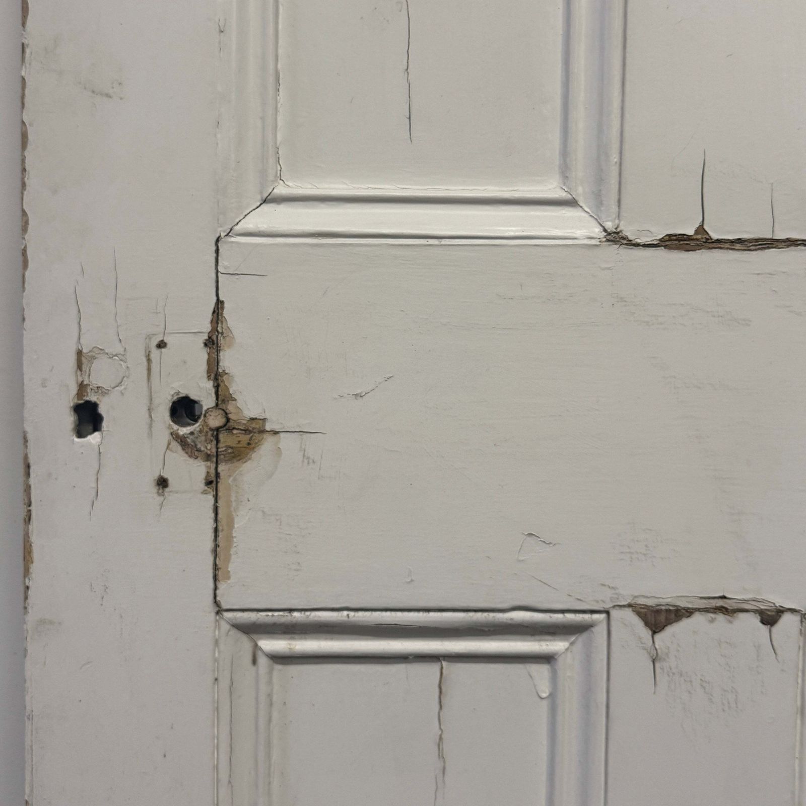 Antique Four Panel Door 205.5cm X 86cm X 4.5cm photo vinterior