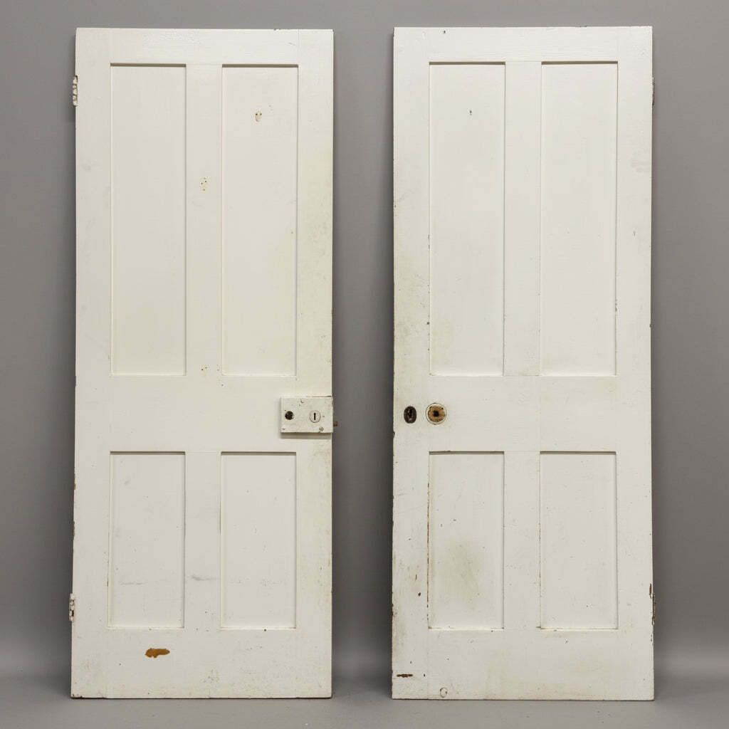 Antique Four Panel Door 195.5cm X 75.5cm X 3.5cm