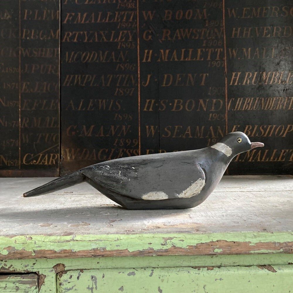 Vintage Decoy Wood Pigeon, 1930s photo for sale