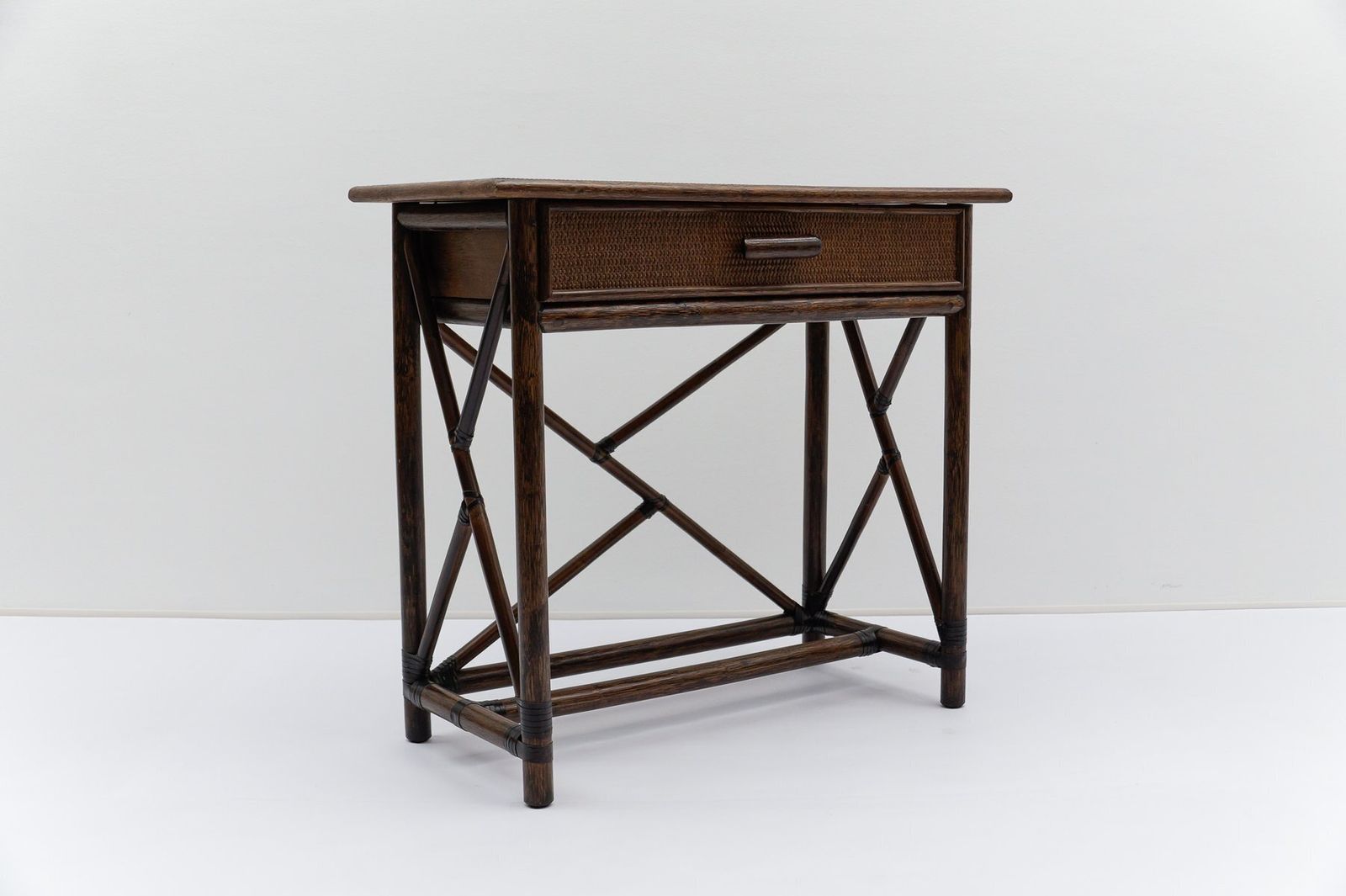 Italian Chest Of Drawers Made Of Bamboo And Rattan, 1970s