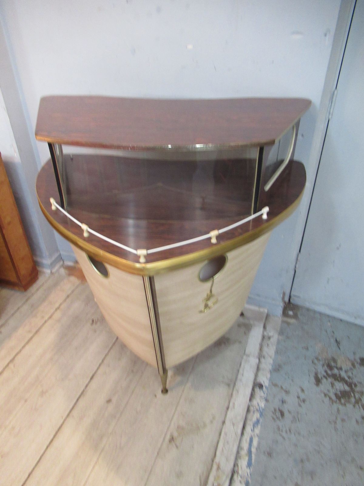 A 1950s Boat Cocktail   Drinks Cabinet photo for sale
