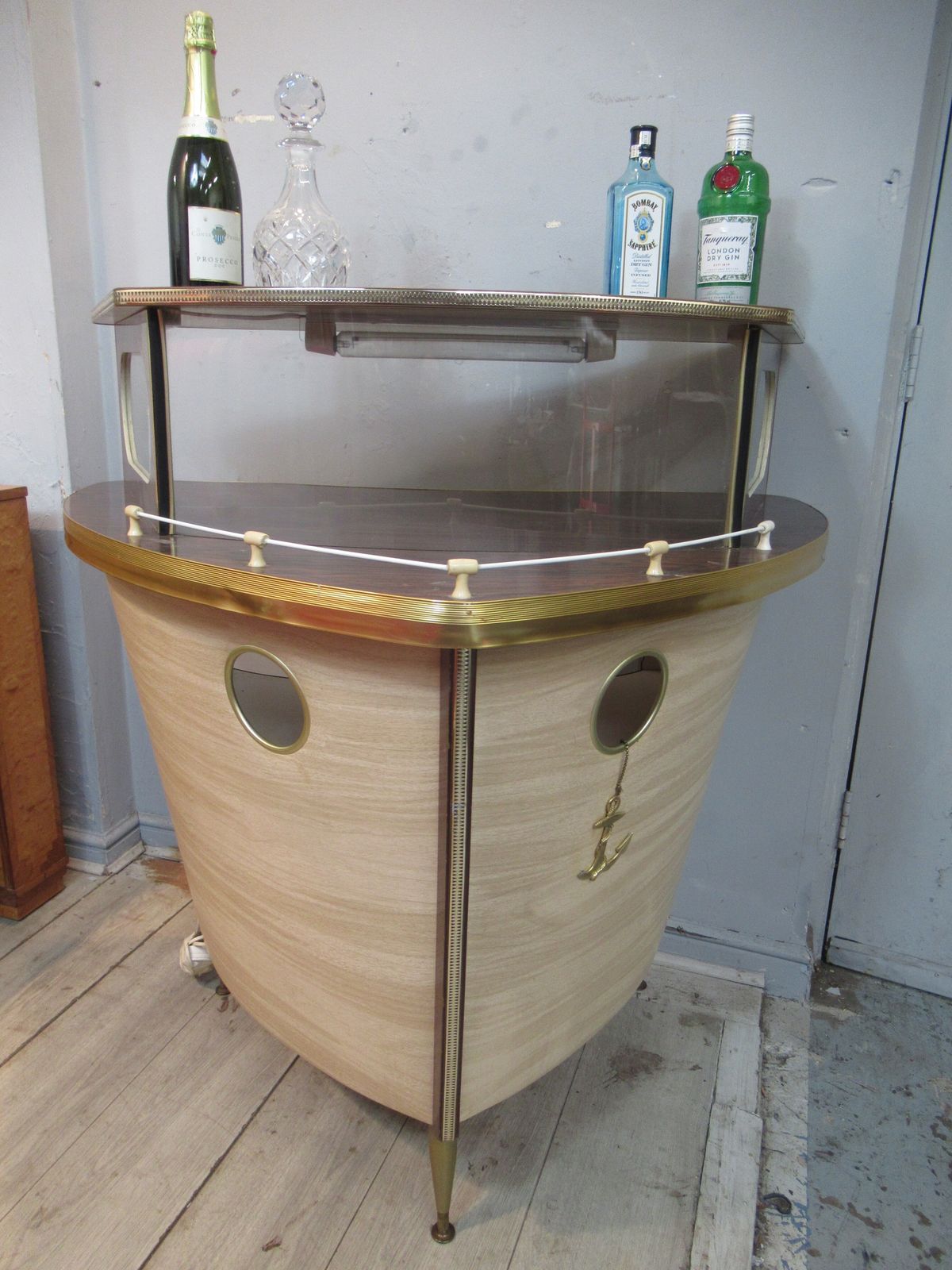 photo buy A 1950s Boat Cocktail   Drinks Cabinet