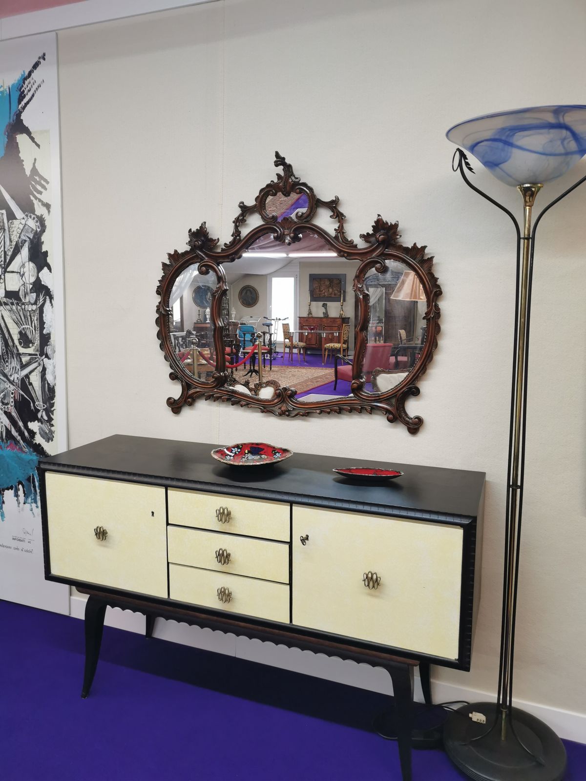 Antique Venetian Mirror By Testolini Frères – Late 19th / Early 20th Century photo furniture