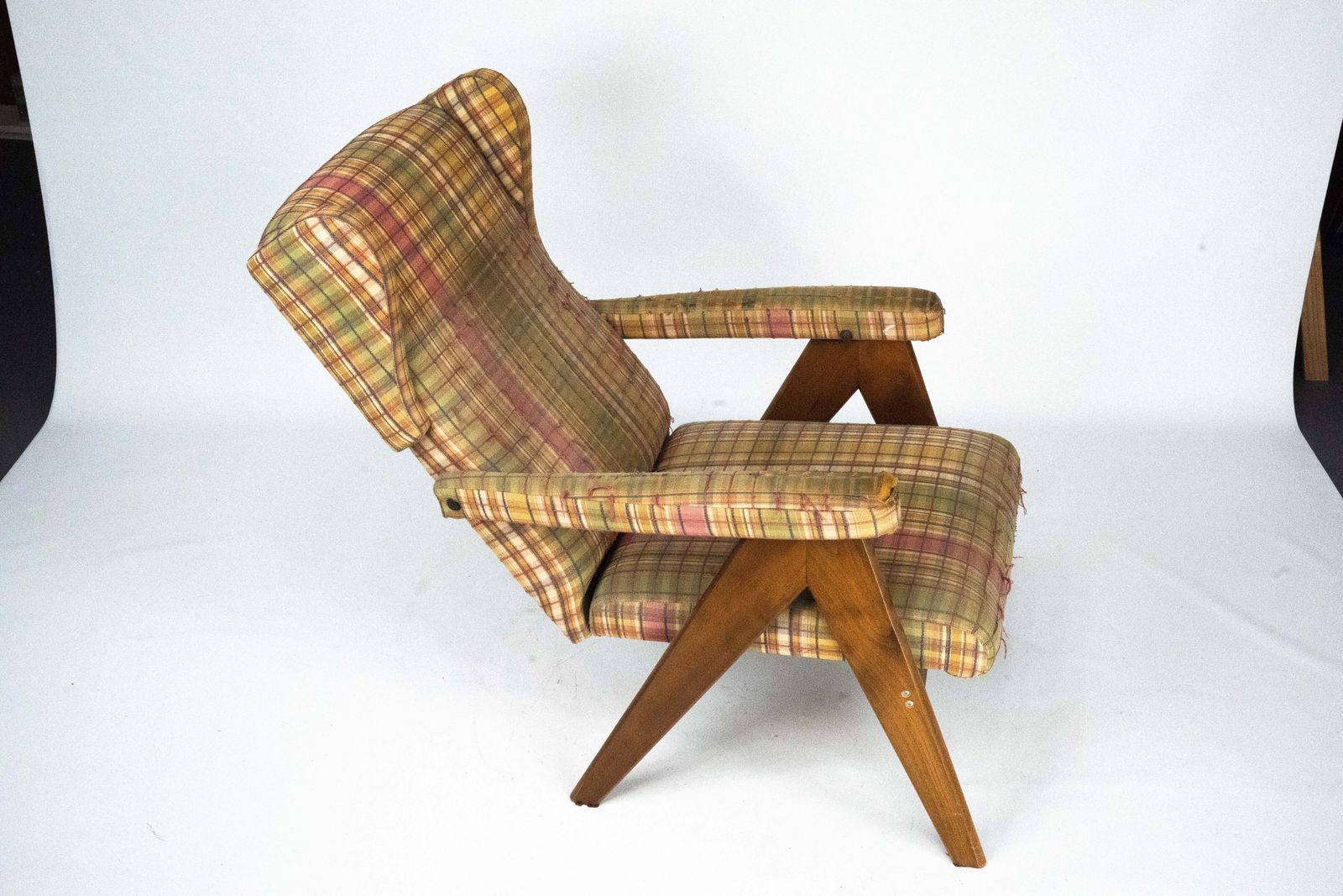 Italian Mid Century Modern Reclining Armchair, 1960s photo for sale