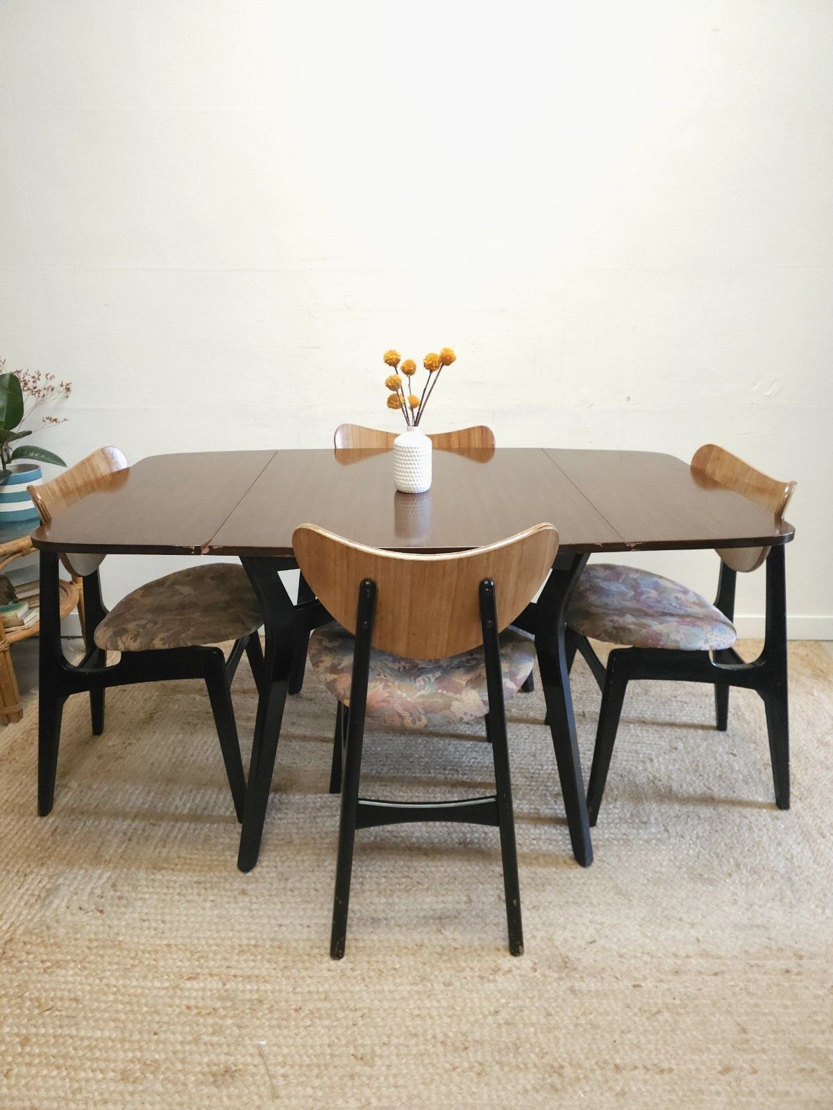 G Plan Dining Table Librenza Mid Century Drop Leaf Tola Wood Retro Delivery photo vinterior