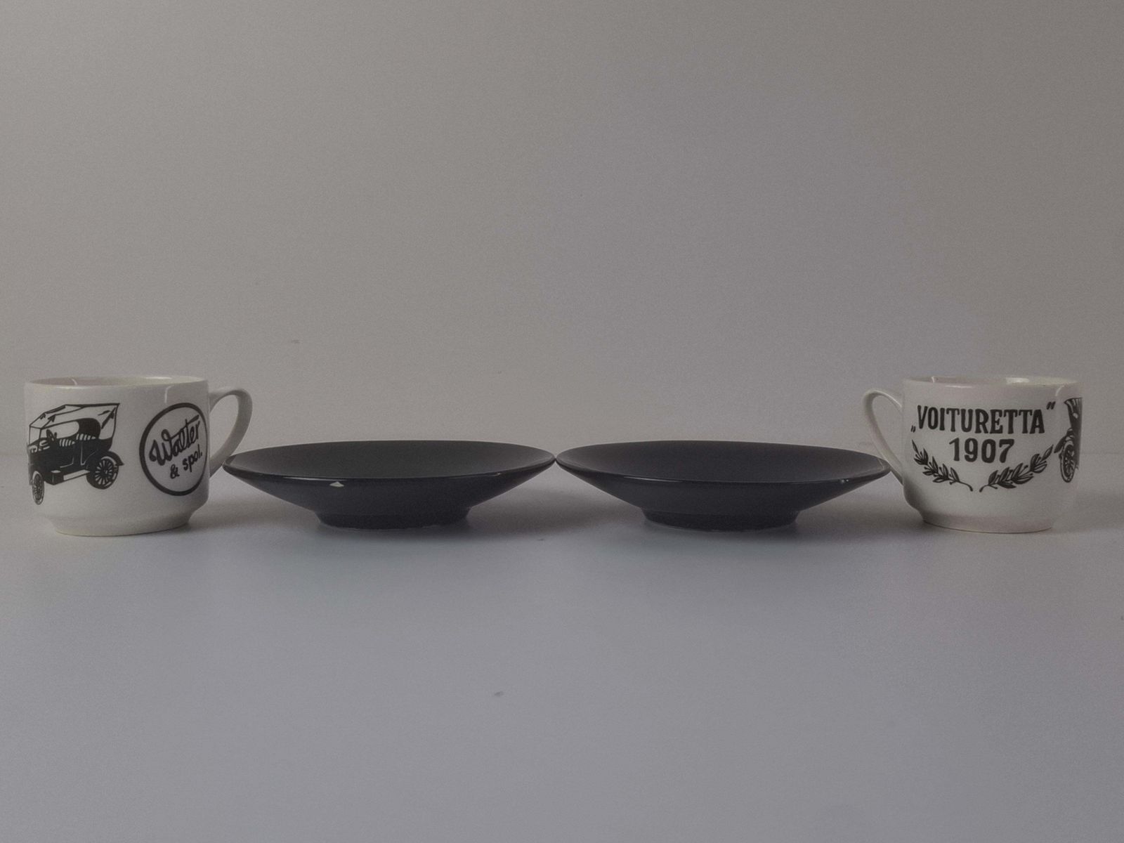 Midcentury Ditmar Urbach Czechoslovak Porcelain Cup And Saucer Set photo 267.0