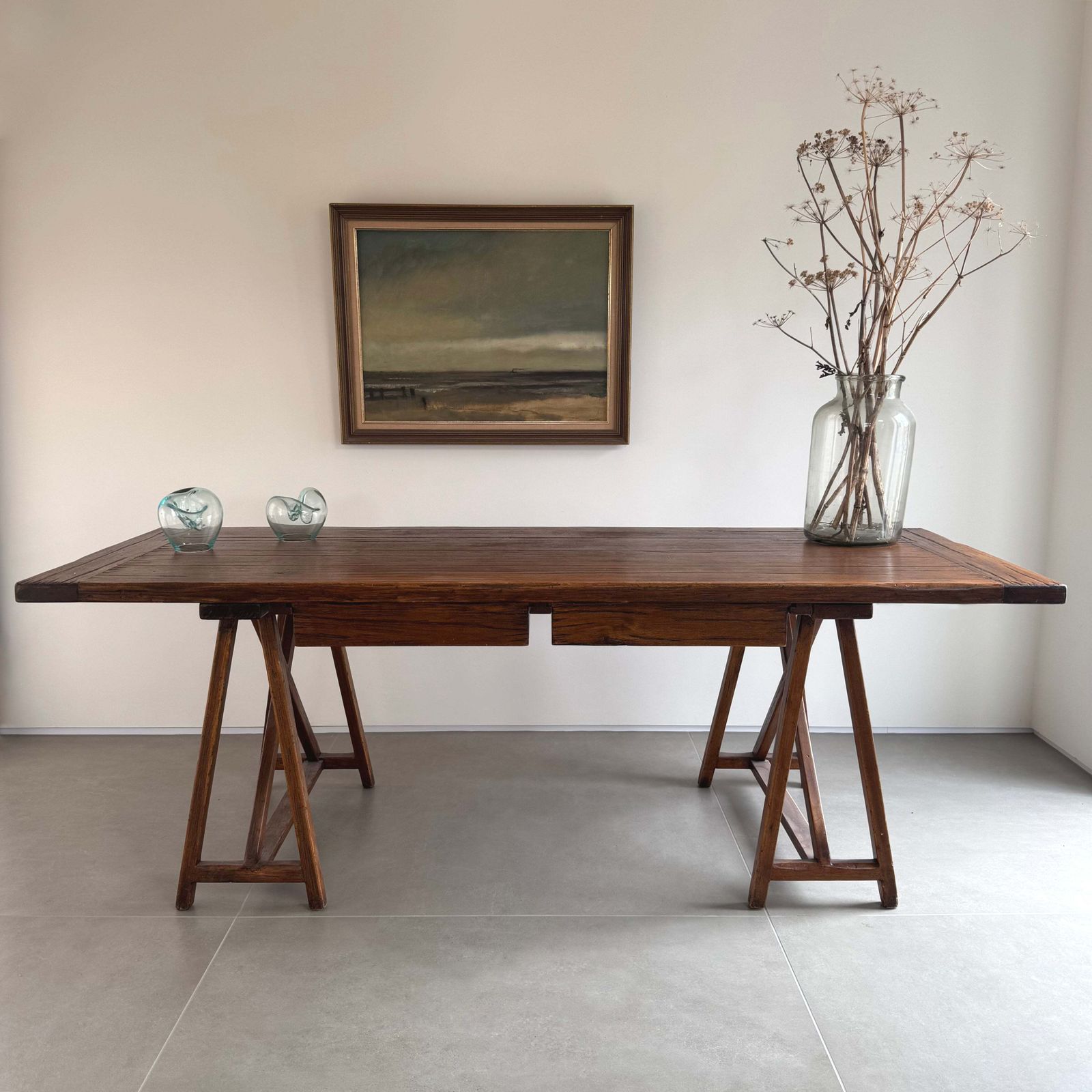 Ralph Lauren Home Trestle Desk photo vintage