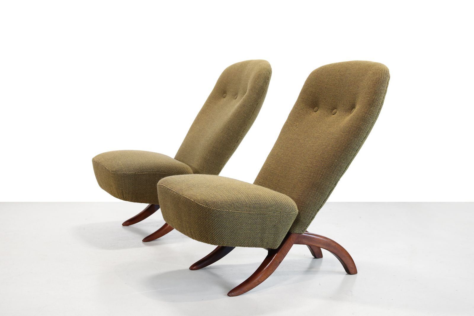 Set Of Two Congo Chairs By Theo Ruth For Artifort photo Furniture