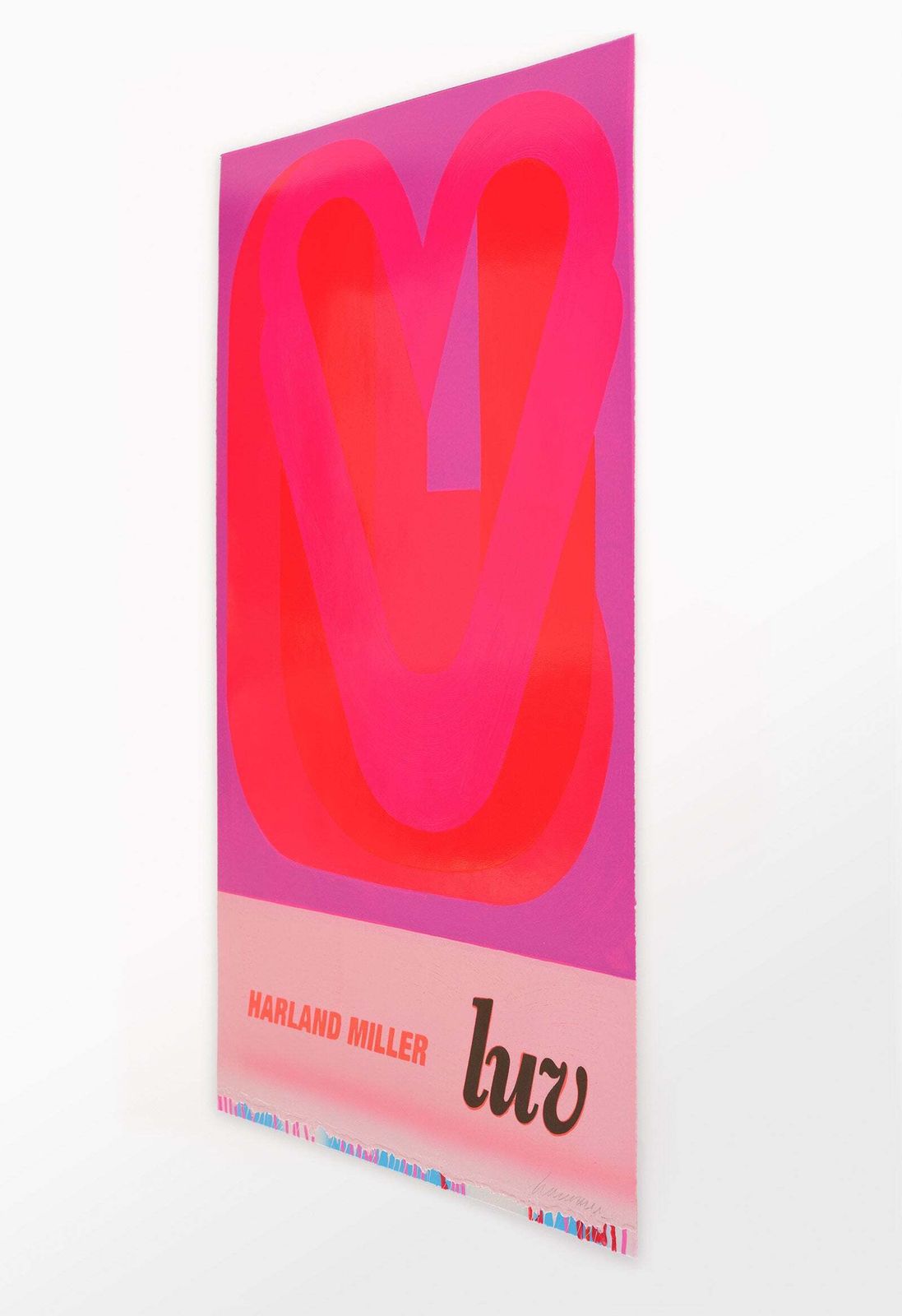 Harland Miller, Luv, 2023, 21st Century photo Art