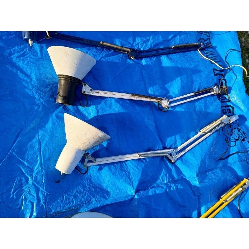 Set Of 13 Industrial Metal Desk Lamps photo 413.0