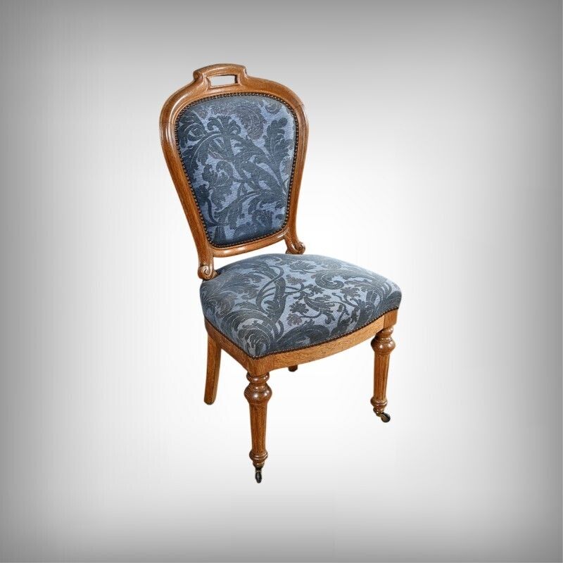 Pair Of Oak Chairs, Louis Philippe Style – Mid 20th Century photo furniture