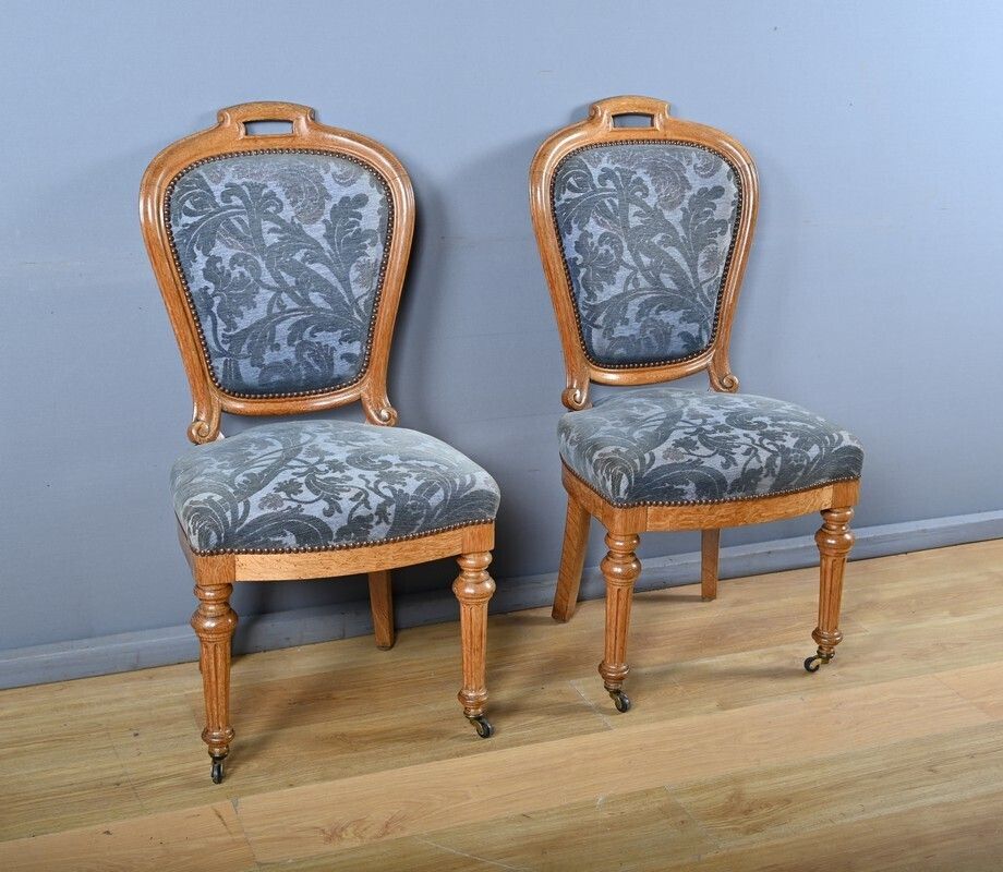 Pair Of Oak Chairs, Louis Philippe Style – Mid 20th Century photo Furniture