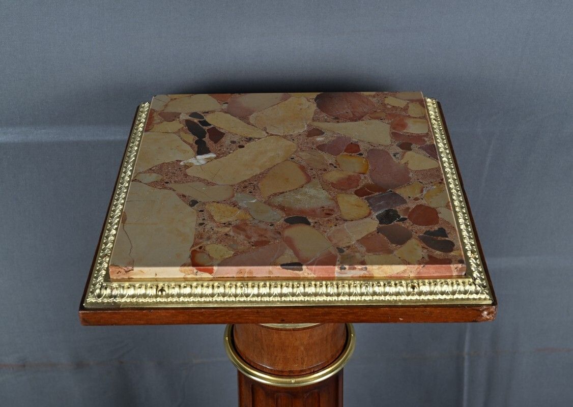 Mahogany Swivel Column, Napoleon III Style – 1900 photo 2220.0