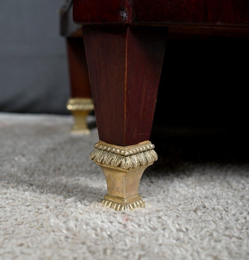 photo buy Small Mahogany Display Cabinet, Louis XVI Style – Late 19th Century