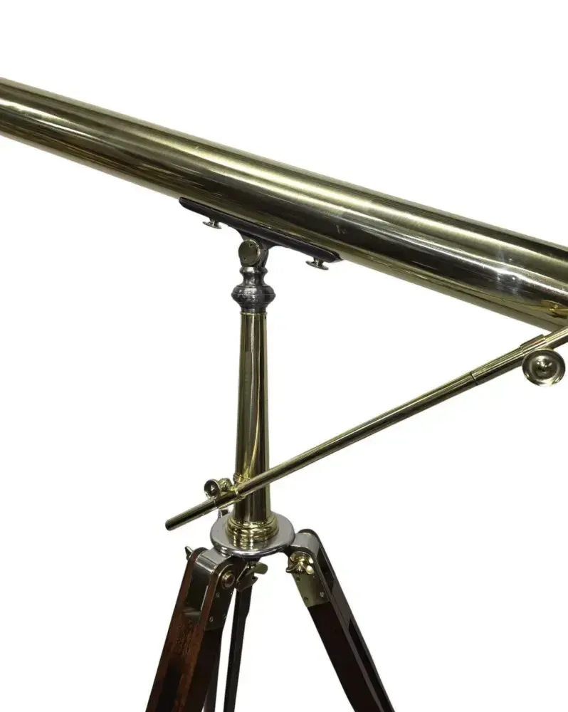 A Fabulous Early 20th Century Brass Telescope By Clarkson, London photo Home Decor