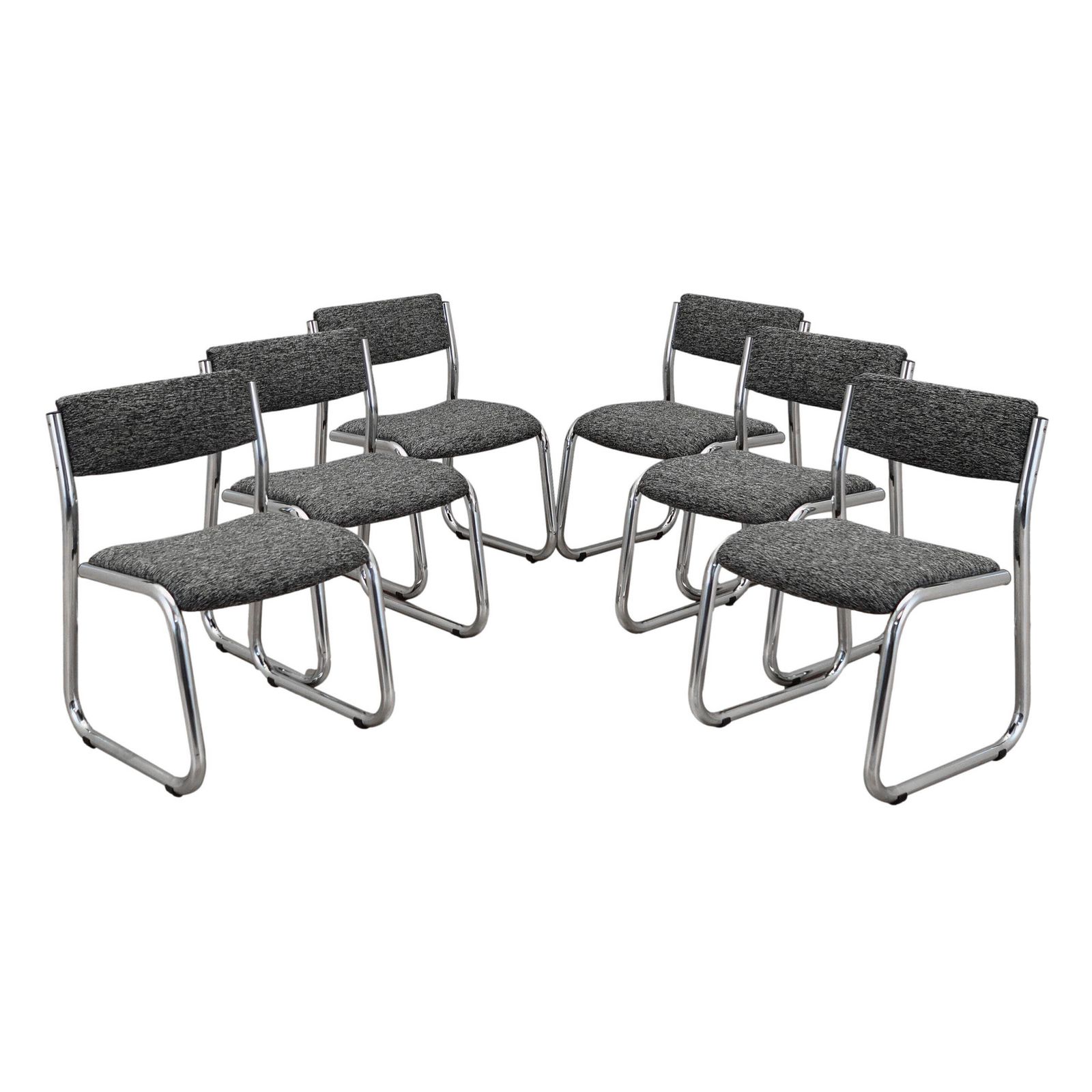 Set Van Zes Stoelen, Italiaans Design, Jaren 1980, Productie: Italië