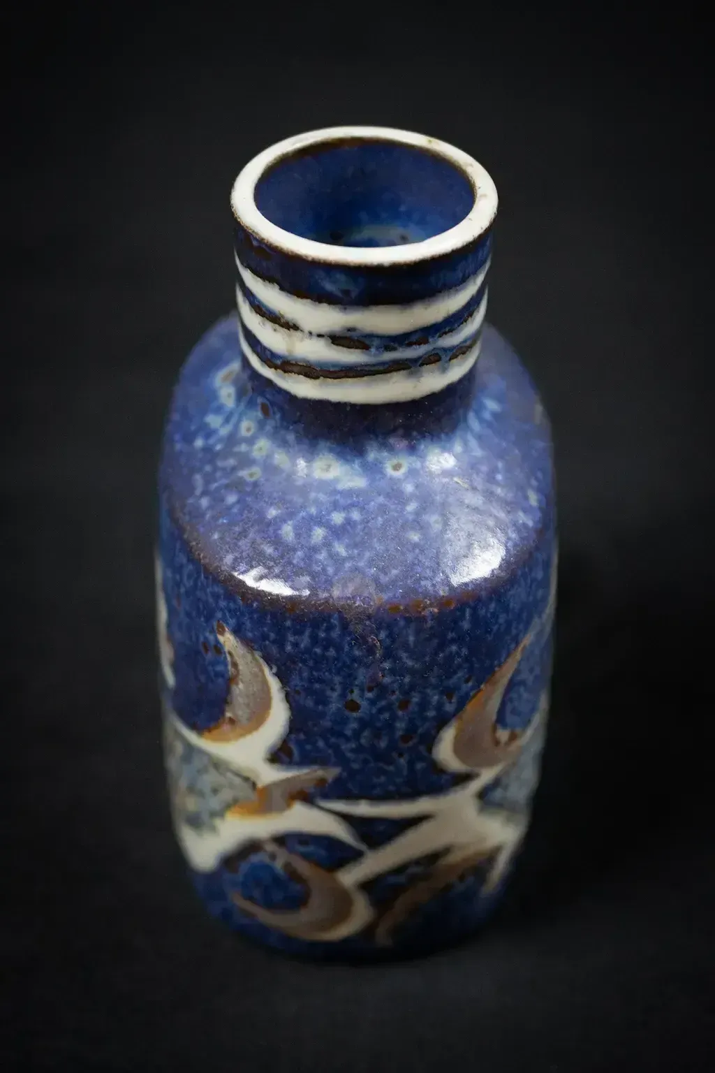 Vase soliflore Royal Copenhagen « Baca » en faïence, par Nils Thorsson, années 1960/70 photo Décoration