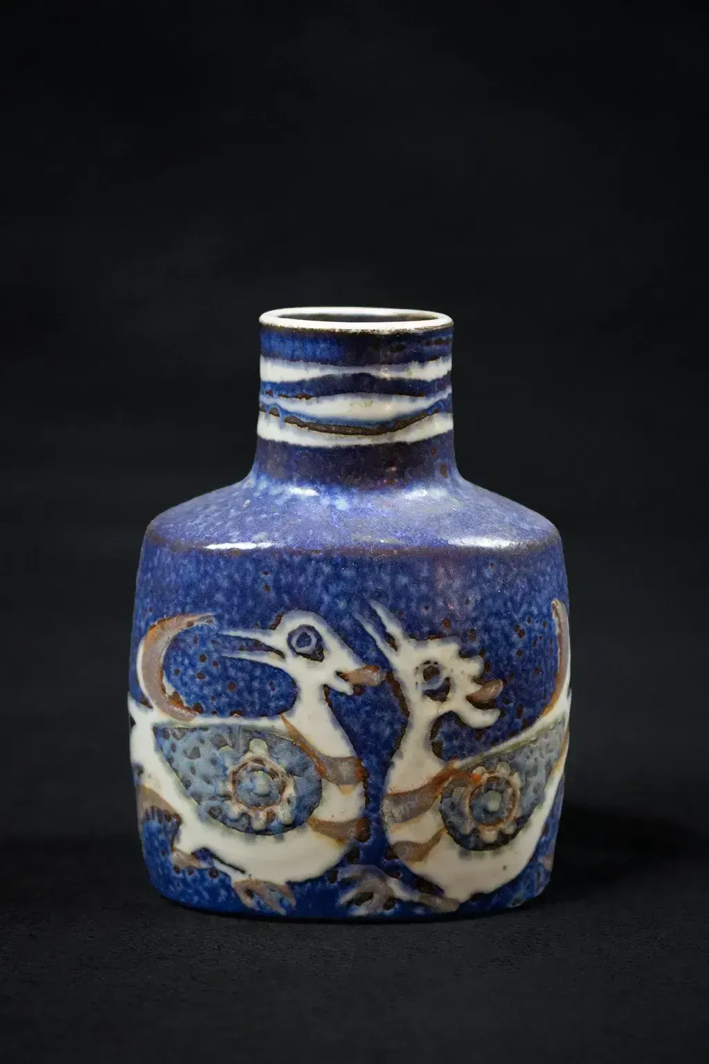 Royal Copenhagen “Baca” Soliflore Vase In Earthenware, Designed By Nils Thorsson, 1960s/70s photo 190.0