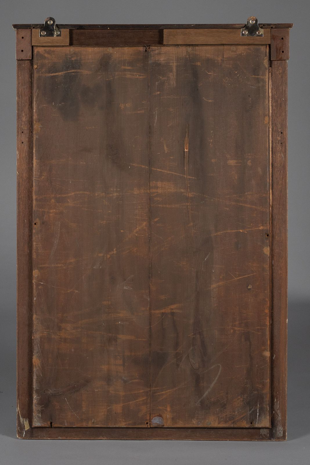 19th Century Victorian English Painted And Parcel   Gilt Overmantle Mirror photo vinterior