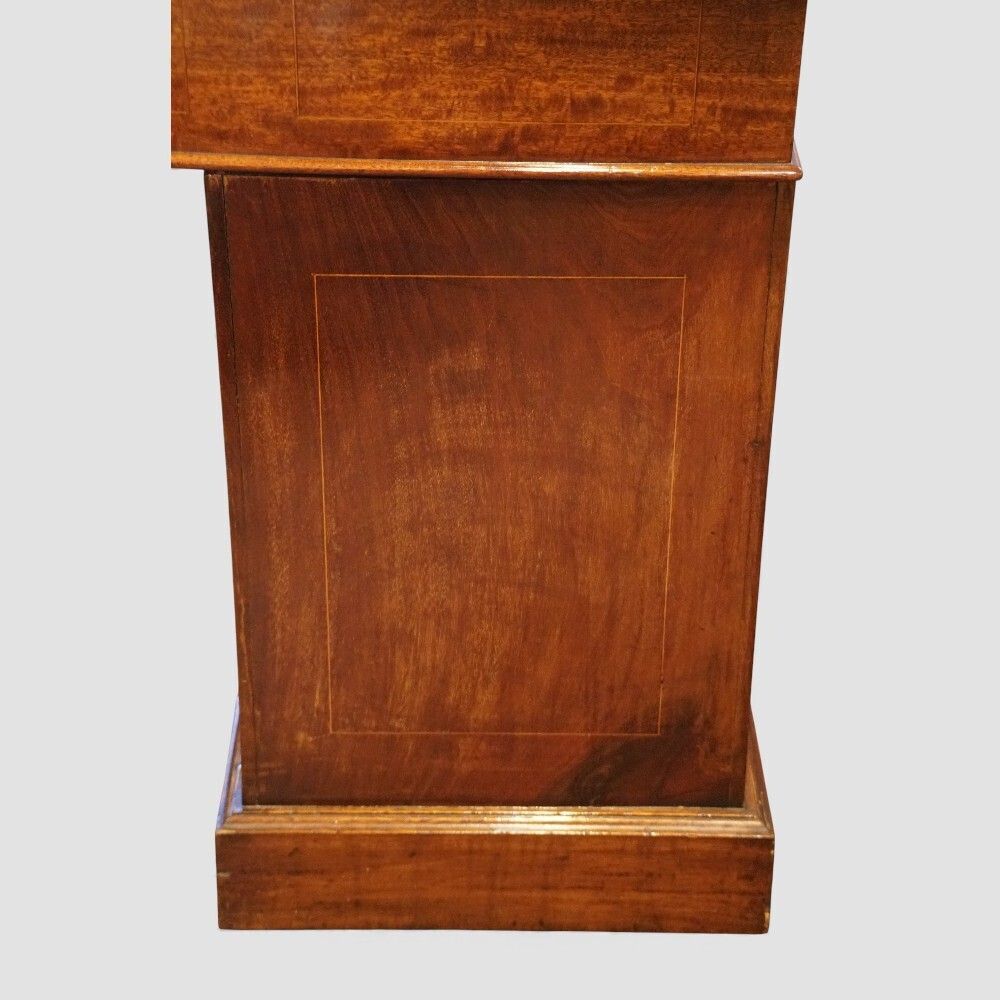 Edwardian Inlaid Mahogany Pedestal Desk photo Furniture