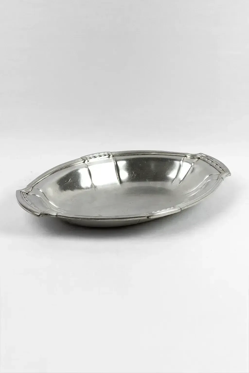 Orbrille Oval Silver Plated Metal Serving Basket – Art Deco, 1930s photo furniture