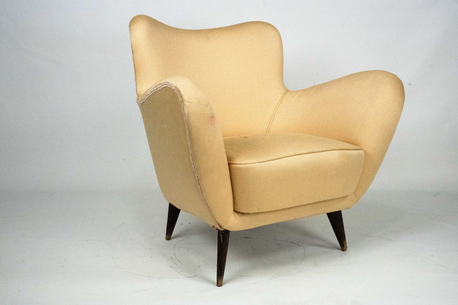 photo for sale Guglielmo Veronesi Sculptural Lounge Armchair, Italy, 1950s